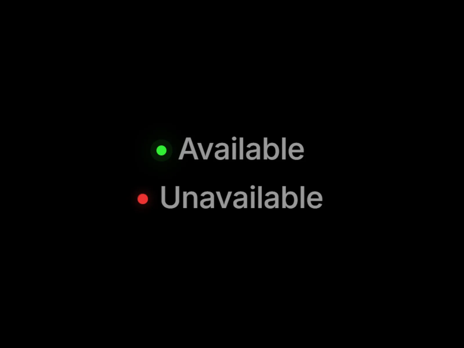 Activity Status