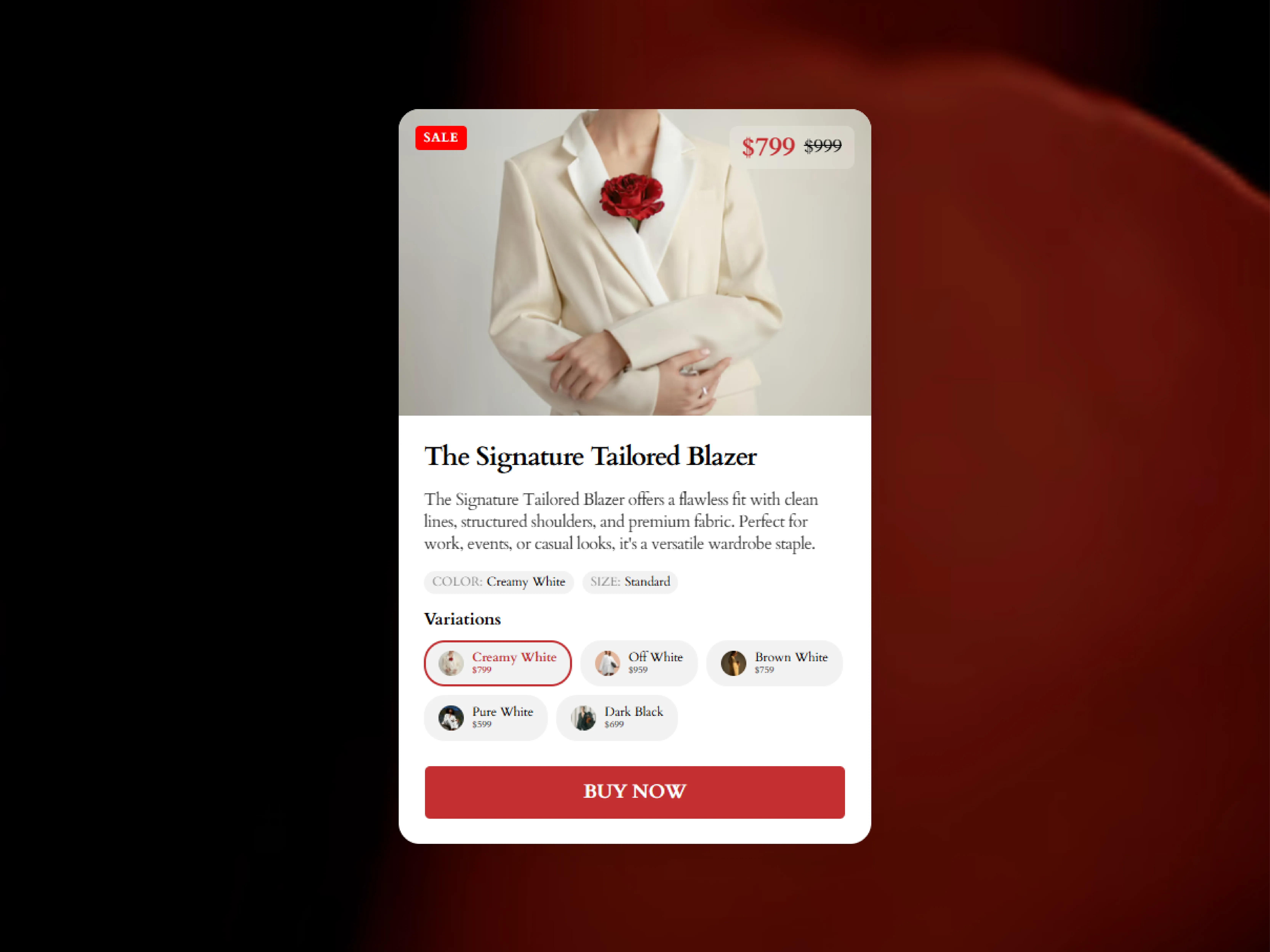 Dynamic Product Card
